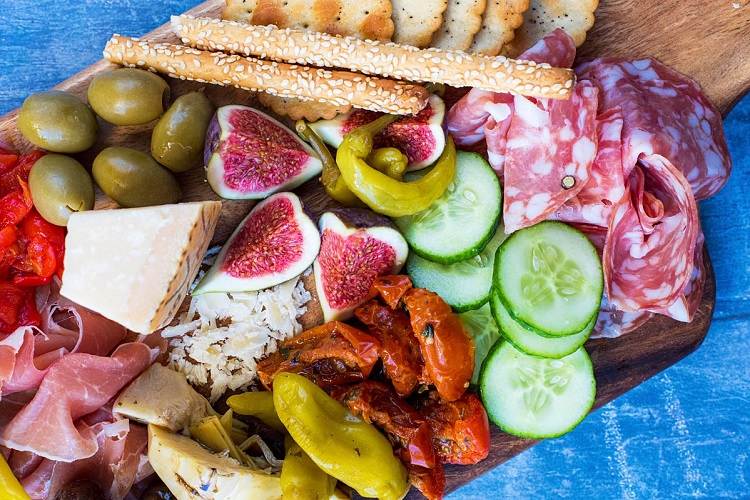 Antipasti fad low carb snacks tv aften