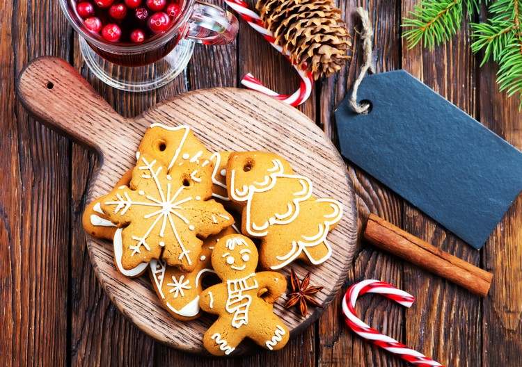 Sunde julekager Honningkage -kiks med lavt kalorieindhold