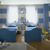 Idee eines hellen modernen Interieurs für ein Kinderzimmerfoto