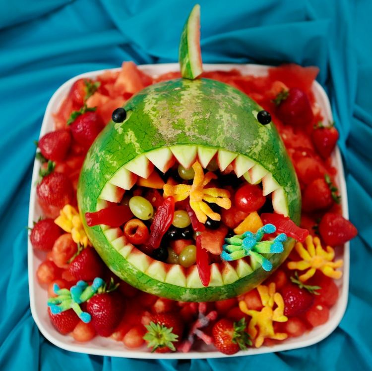 vandmelon frugt haj fødselsdag