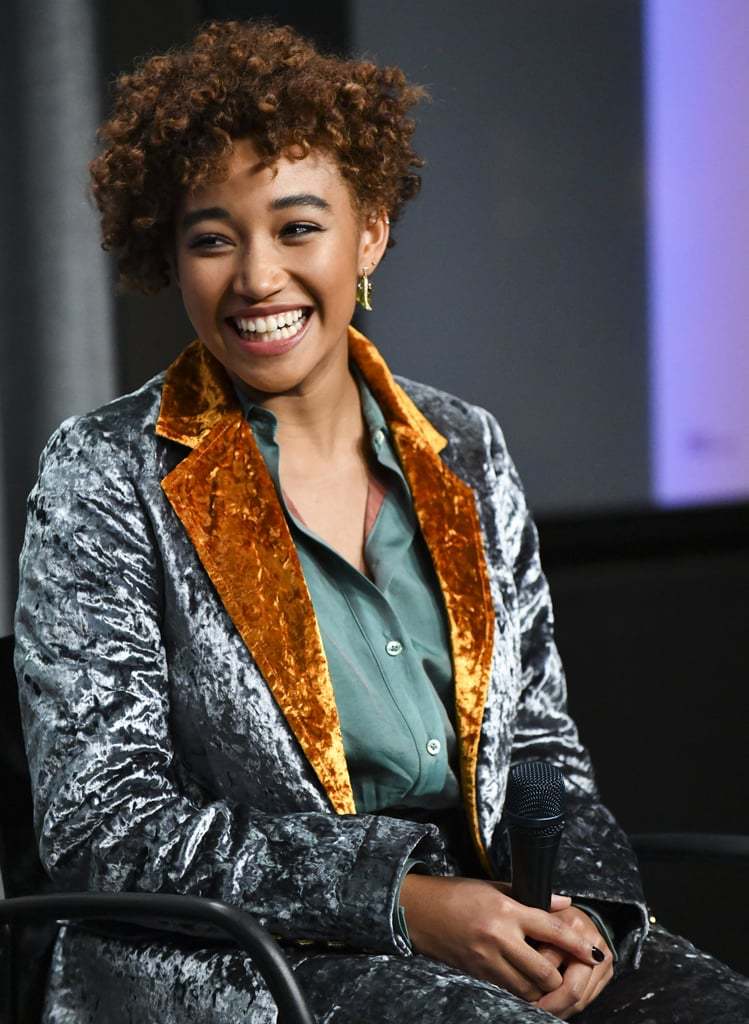 Hårfarve kobber 2019 kruset hår kort Amandla Stenberg
