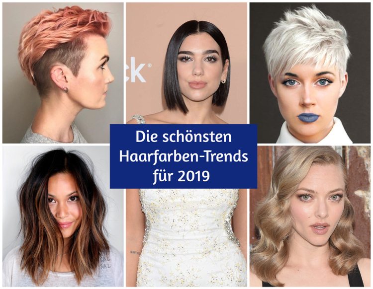 De smukkeste hårfarvetendenser for 2019 for kvinder