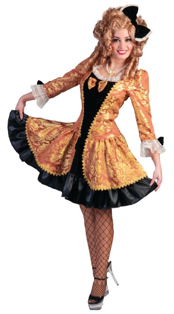 aristokratisk-renassaince-kostumer-damer-kjole-knælang-paryk