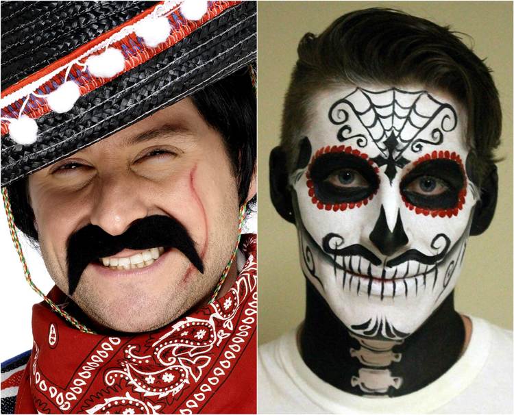 halloween-makeup-tips-mexicansk-overskæg-sukkerskalle