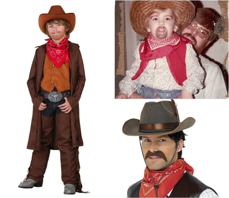 cowboy-make-up-skæg-skæg-fipskæg-overskæg-barn