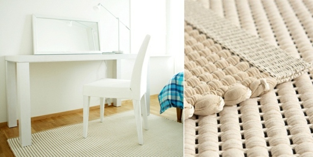 Design ideer beige farve kontorbord minimalistisk