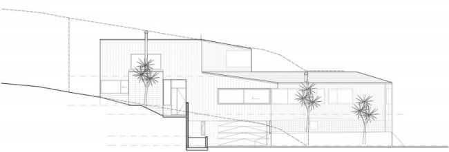 Hillside hus moderne design Dublin Street New Zealand sidebillede