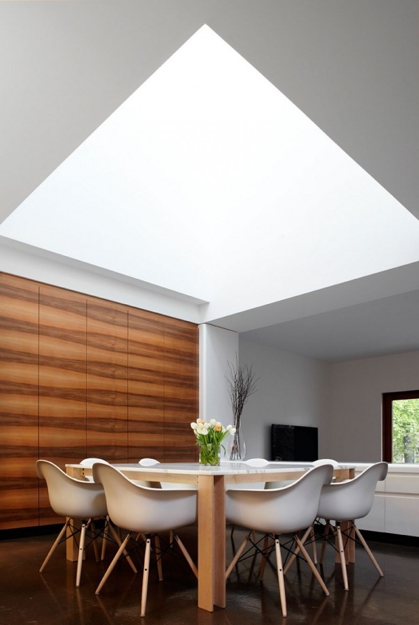 hus træ med moderne design vinduesloft