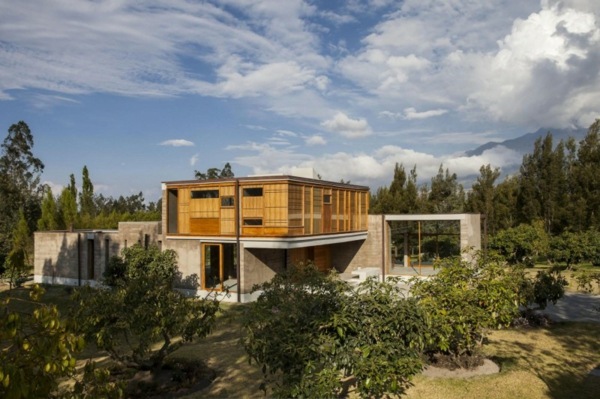 moderne arkitektur beton træ sydamerika