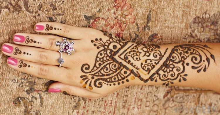 Henna tatovering ideer eksempler billeder