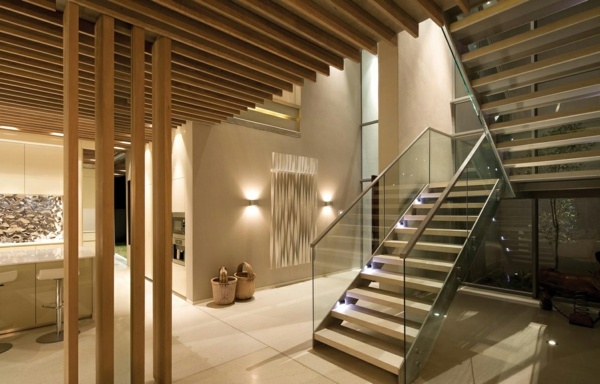 Glas trappe moderne hus design