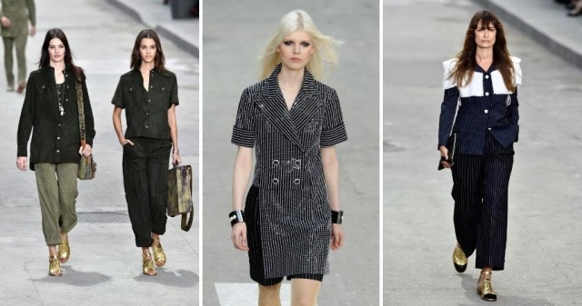 Prêt-à-Porter-Show-chanel-paris-mode-uge-pinstripe-wide-bukser-natur-farvet