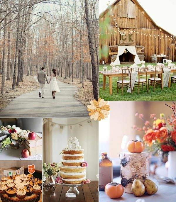 Gå-i-skoven-bord-dekorationer-bryllup-udendørs