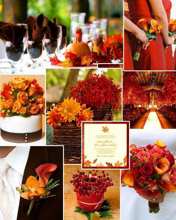 rød-orange-farver-borddekoration-bryllup