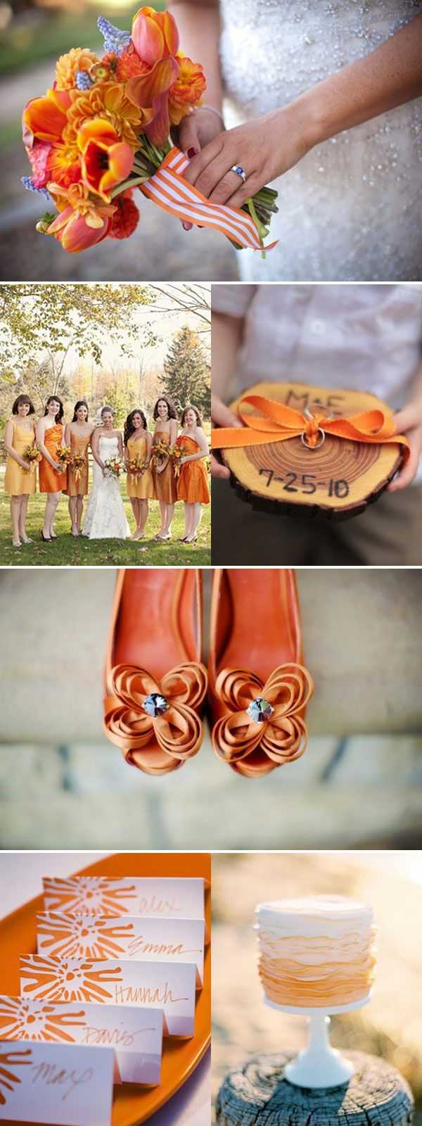 Brudekjole-ballerina-sko-i-orange