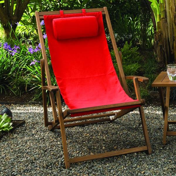 Lænestol lænestol-træ stol design-rød polstring