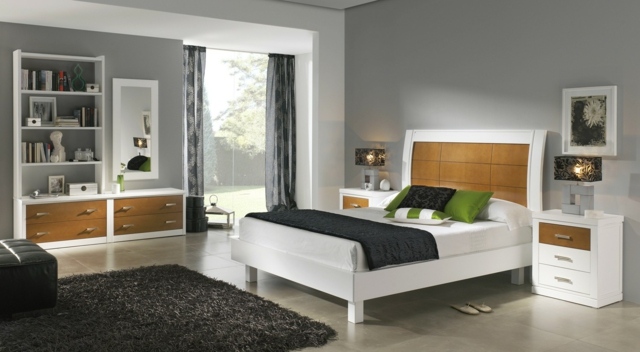Møbler soveværelse ideer hvidt træ farve