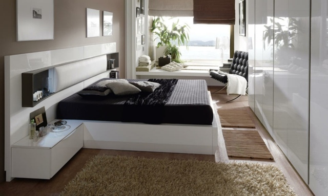 Soveværelse design ideer beige væg farve