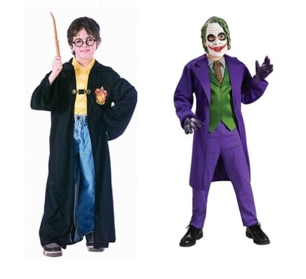 Børnekostumer ideer Karneval Harry Potter Jocker rædselsmaske