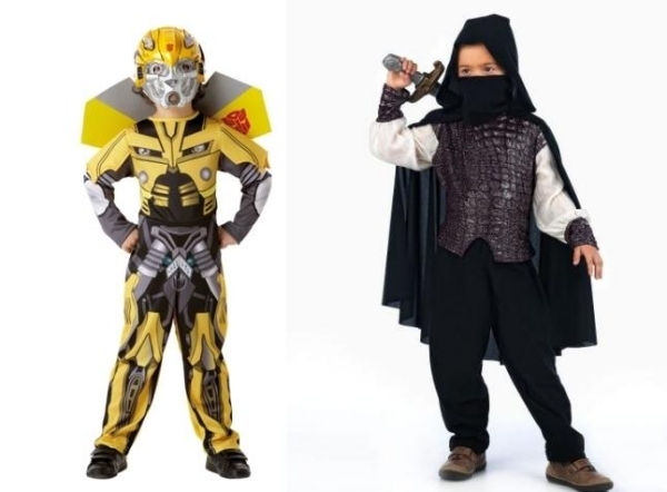 ideer kostumer karneval robot ninja sort sværd