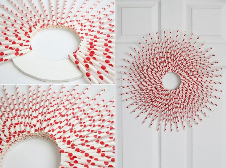 Små papirruller til kreativ DIY julepynt