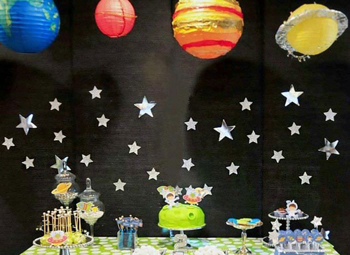 Stjärnhimmel dekoration för barns rum dekoration