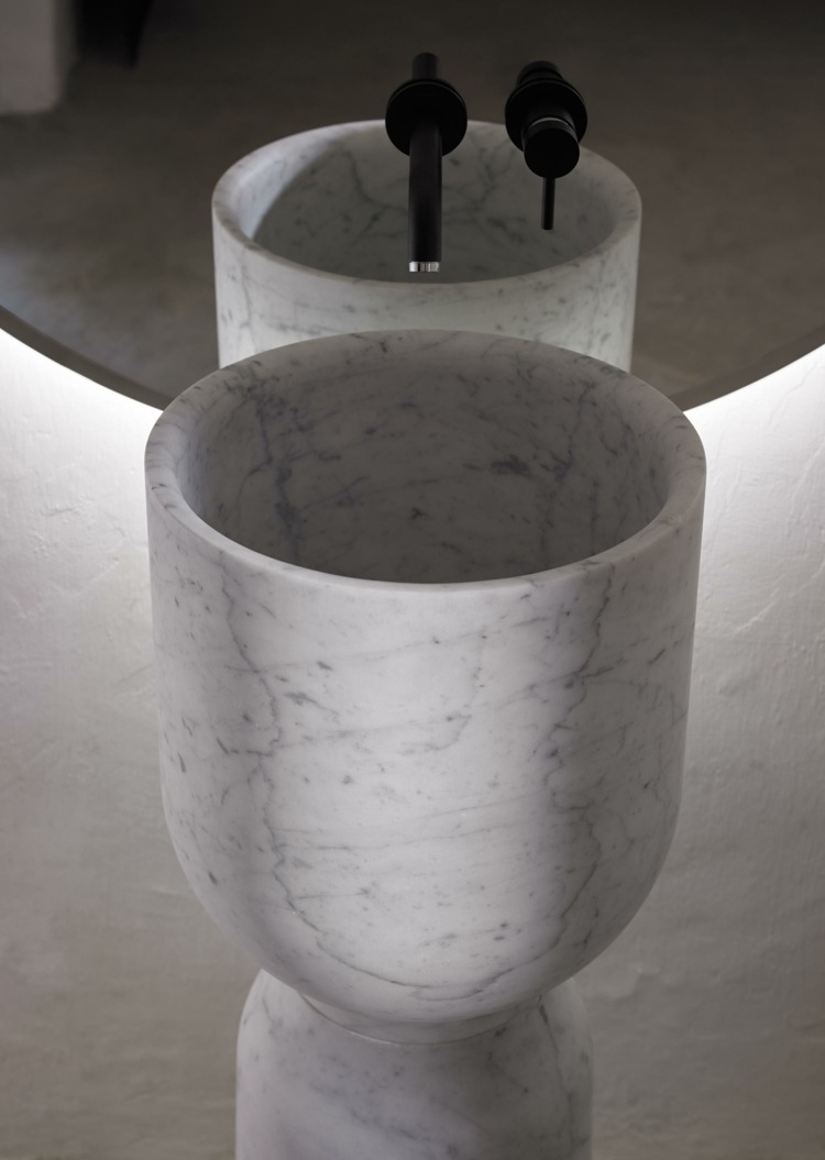 inbani origin samling sæt 5 badeværelser håndvaske marmor moderne badeværelse fittings