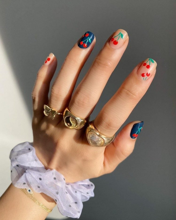 Cherries Nail Design Indie Nails Nail Trends 2021