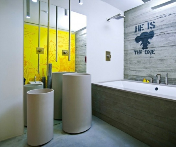spændende design - badeværelse