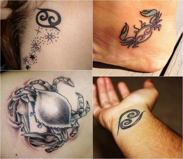 stjernetegn-tatovering-kræft-ideer-symbol-håndled-hals-klo-hæl