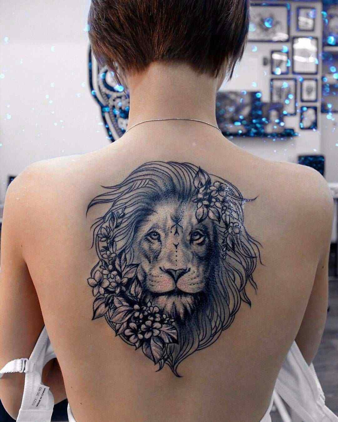 Zodiac tatovering løve tilbage tatovering ideer kvinder tatovering design tatovering tendenser