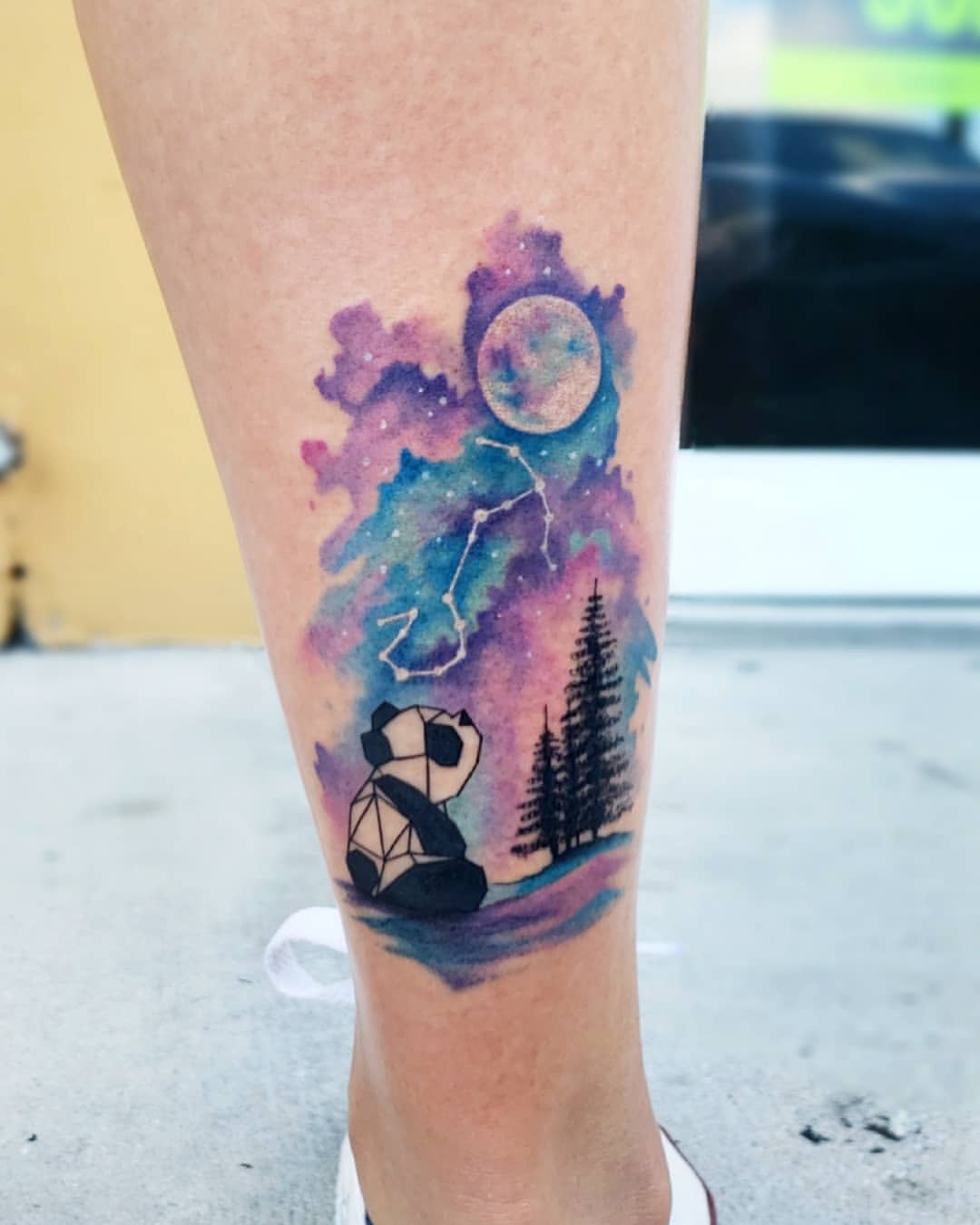 Zodiac Tattoo Scorpion Akvareller Leg Tattoo Kvinder Panda Tattoo Trends
