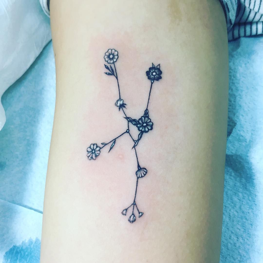 Stjernetegn tatovering Jomfru ideer arm tatovering små tatoveringstendenser 2019