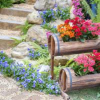 DIY originelle Blumentöpfe aus Holz