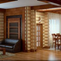 Интериорен дизайн на дървена къща