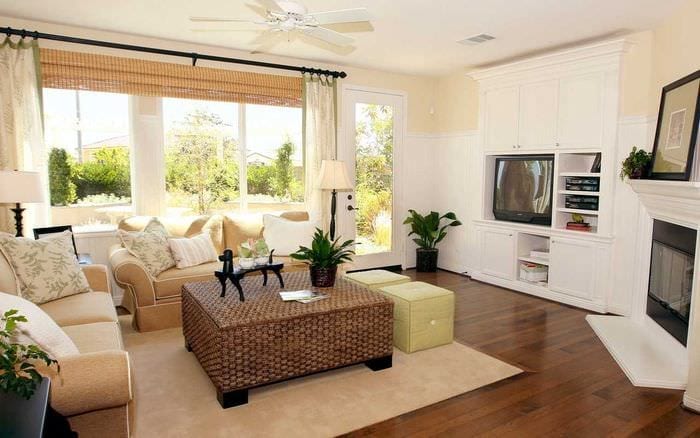 myšlienka vyzdobiť krásnu obývaciu izbu vlastnými rukami