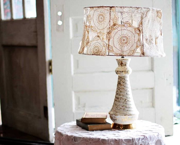 lampskärmens ursprungliga design med dina egna händer