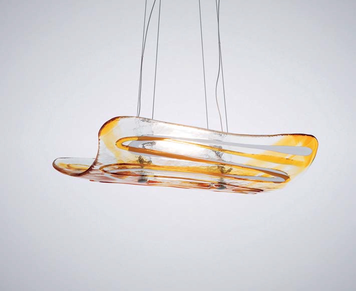 Designerbelysning af glas af La Murrina modern