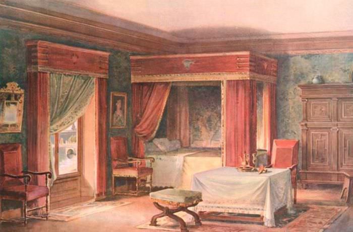 עיצוב חדר שינה בימי הביניים