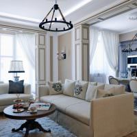 Návrh obývačky v modernom talianskom štýle