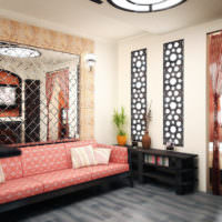 Olohuoneen suunnittelu marokkolaiseen tyyliin