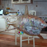 Výroba dekorativních ryb z papír-mâché vlastními rukama