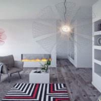 graues Laminat Design Foto