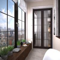Proiectarea unui balcon confortabil într-un apartament cu trei camere
