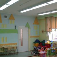 DIY vægdekoration i børnehaven