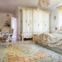 Klassisk soveværelse interiør