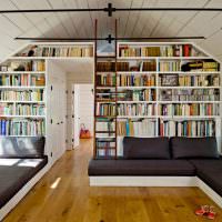 Рафтове с книги до тавана на тавана