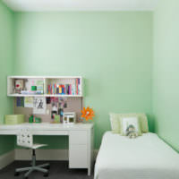 Detská izba v mentolovej farbe