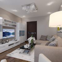 Dizajnový projekt obývačky v modernom byte