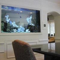 myšlienka krásneho obrazu dekorácie domáceho akvária